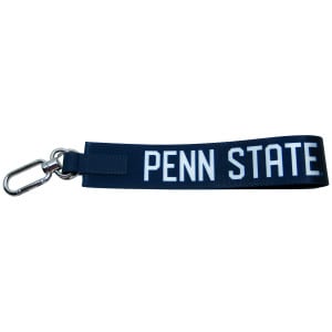 navy keychain strap with Penn State and swivel carabiner
